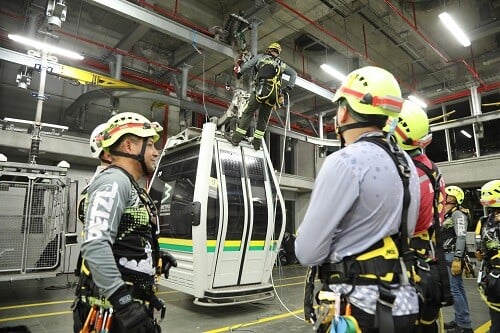 El Grupo de rescate especializado en cables aéreos SIWA cumple 20 años