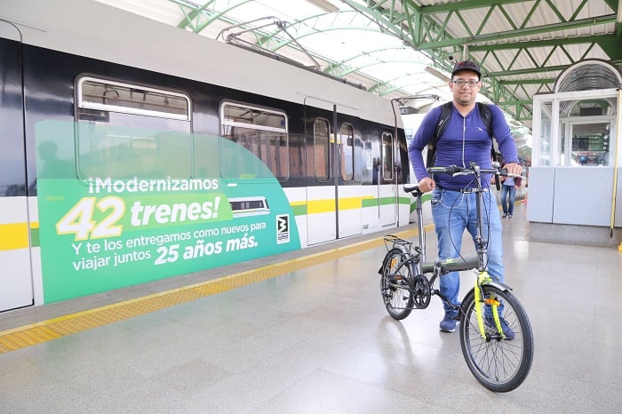 Aumentó un 219 % los viajes intermodales en la red Metro con bicicleta