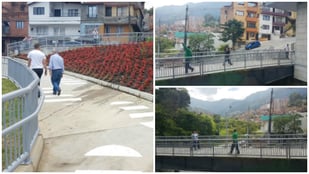 NUEVO PUENTE PEATONAL UNE EL BARRIO CAICEDO CON LA ESTACIÓN ORIENTE DEL TRANVÍA DE AYACUCHO