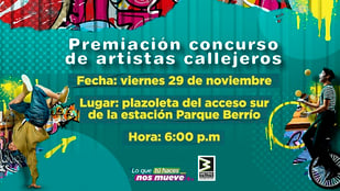 El Metro celebrará 24 años de operación comercial con los artistas callejeros