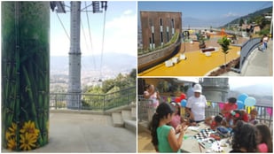 ESTE SÁBADO HABRÁ METROCARNAVAL LITERARIO CON LOS NIÑOS QUE VIVEN CERCA A LA ESTACIÓN VILLA SIERRA DEL METROCABLE LÍNEA H