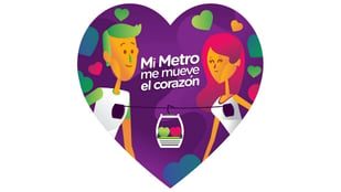 Con corazones, música y color, el Metro celebrará con sus usuarios el Amor y la Amistad