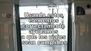 Si usas mal el botón rojo y la palanca azul de los trenes, afectas el viaje de miles de personas