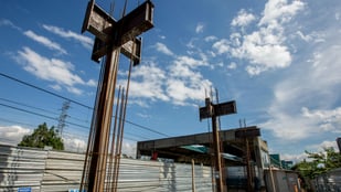 Listas las fundaciones del costado oriental de la estación Poblado