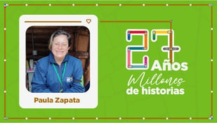 27 años, millones de historias: Paula Zapata