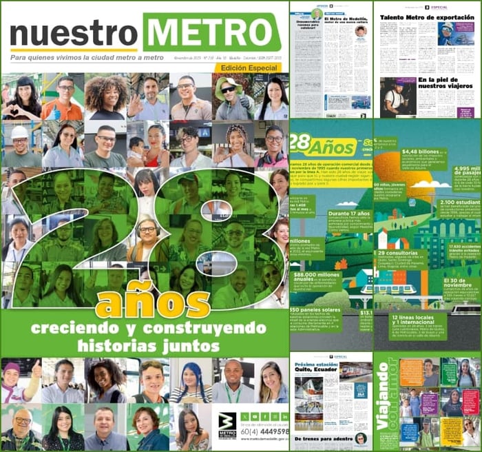 Periódico Nuestro METRO, edición 216, noviembre de 2023