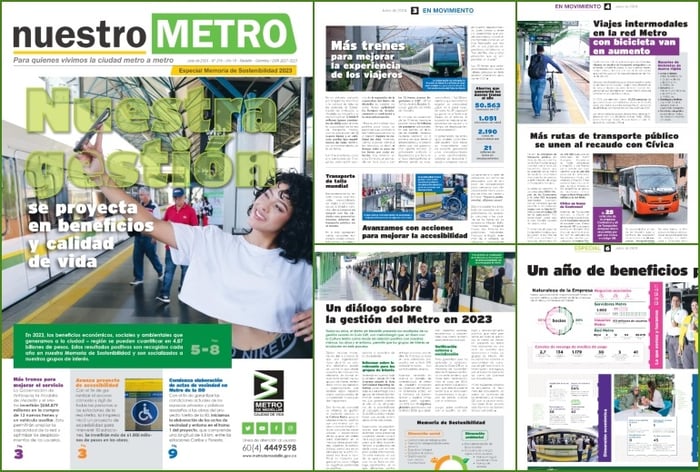 Periódico Nuestro METRO, edición 218, junio de 2024