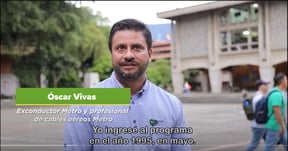 Óscar Vivas fue uno de los primeros conductores de nuestro Metro.